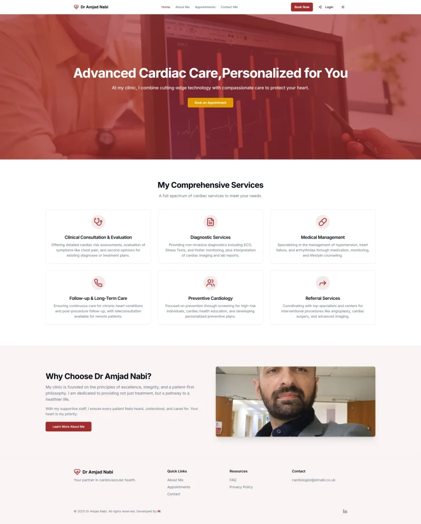 Dr Amjad Nabi website